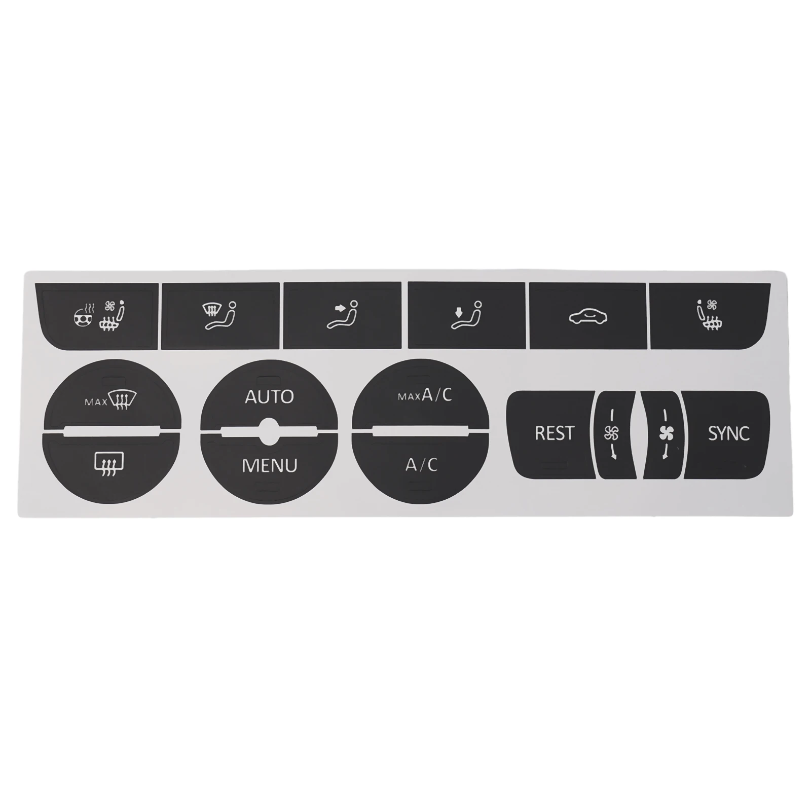 For TOURAN 2016-2018 A/C Control Sticker Button Repair Decal Accessories Black High Grade Vinyl Parts Replacement High Quality
For TOURAN 2016-2018 A/C Control Sticker Button Repair Decal Accessories Black High Grade Vinyl Parts Replacement High Quality