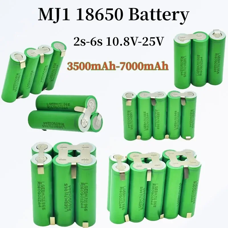 NEW 18650 MJ1 3500Mah 20 Amps 3S 4S 5S 6S 8S 7.4V 12.6V 14.8V 18V 25.2V 29.6V Voor Schroevendraaier Batterijen Lassen Batterij
NEW 18650 MJ1 3500Mah 20 Amps 3S 4S 5S 6S 8S 7.4V 12.6V 14.8V 18V 25.2V 29.6V Voor Schroevendraaier Batterijen Lassen Batterij