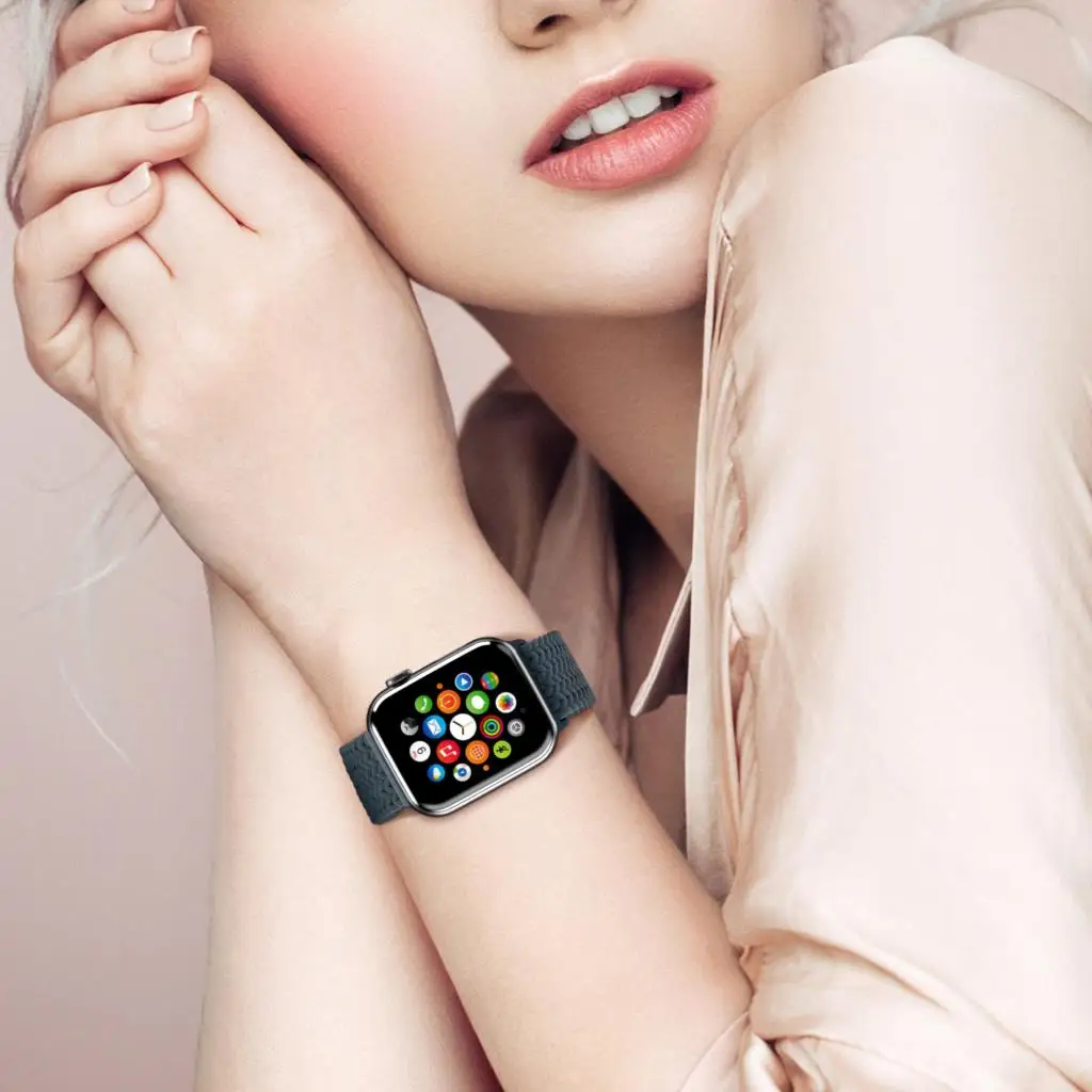 Braided Solo Loop For Apple watch band 45mm 41mm 44mm 40mm 42mm 49mm Elastic Nylon bracelet iWatch serie 3 se 6 7 8 ultra strap Braided Solo Loop For Apple watch band 45mm 41mm 44mm 40mm 42mm 49mm Elastic Nylon bracelet iWatch serie 3 se 6 7 8 ultra strap