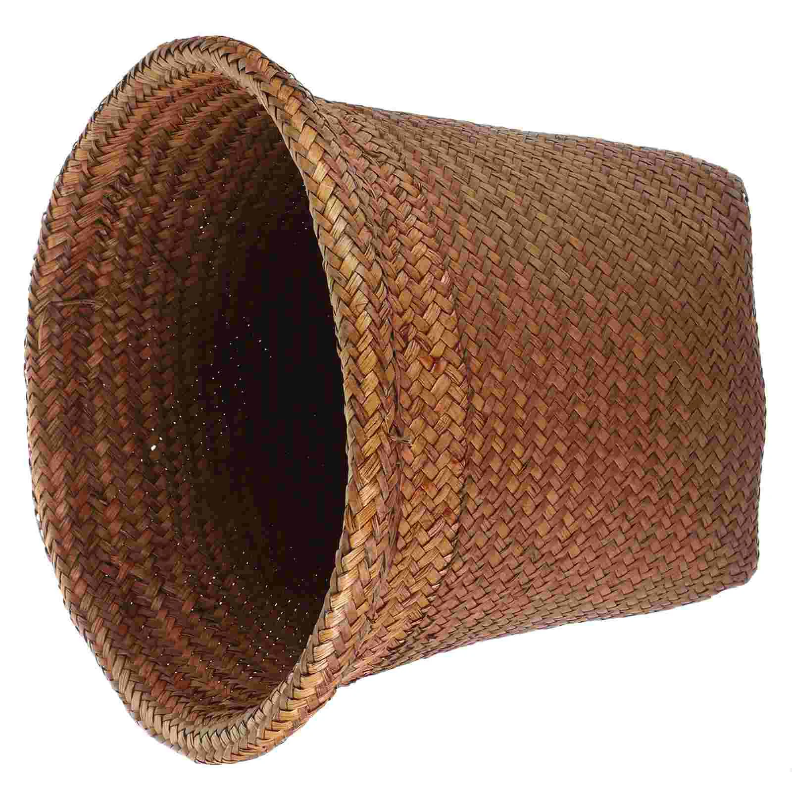 Garbage Can Baskets Waste Storage Cattail Grass Personalized Household Straw Woven Wastebasket Office
Garbage Can Baskets Waste Storage Cattail Grass Personalized Household Straw Woven Wastebasket Office