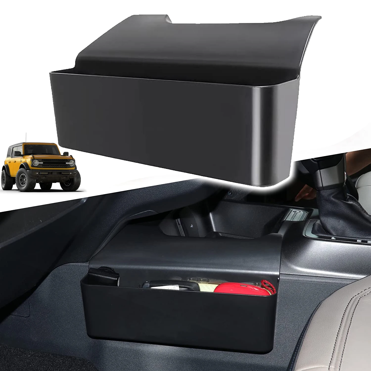 Center Console Organizer Tray Shifter Storage Box for Ford Bronco 4 Door 2021 2022 Driver Side Hanging Pocket
Center Console Organizer Tray Shifter Storage Box for Ford Bronco 4 Door 2021 2022 Driver Side Hanging Pocket