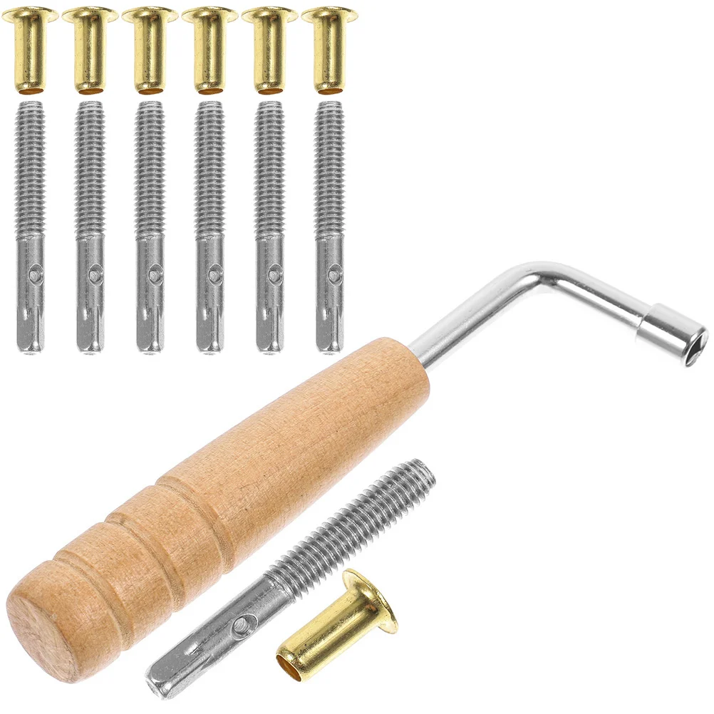 of Harp Metal String Tuning Pin Tuning Wrench Lyre Harp Repairing Lychee fixed string screw accessory set Supplies
of Harp Metal String Tuning Pin Tuning Wrench Lyre Harp Repairing Lychee fixed string screw accessory set Supplies