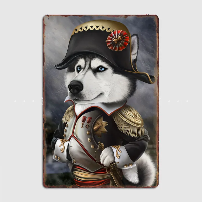 Портреты для собак, Хаски, собака, император, наполео, металлический знак, паб, винтажная домашняя печать, Настенный декор, жестяные плакаты, украшение комнаты
Портреты для собак, Хаски, собака, император, наполео, металлический знак, паб, винтажная домашняя печать, Настенный декор, жестяные плакаты, украшение комнаты