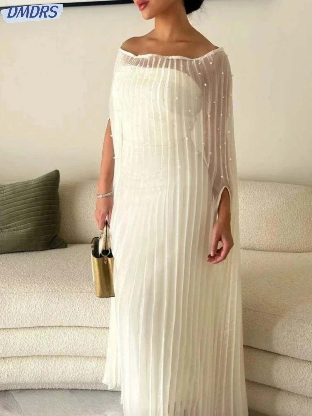 Mother Of Evening Dresses Saudi Arabia Pearls Party Dress For Bride Graceful Floor-length Bridal Gown Vestido De Novia
Mother Of Evening Dresses Saudi Arabia Pearls Party Dress For Bride Graceful Floor-length Bridal Gown Vestido De Novia
