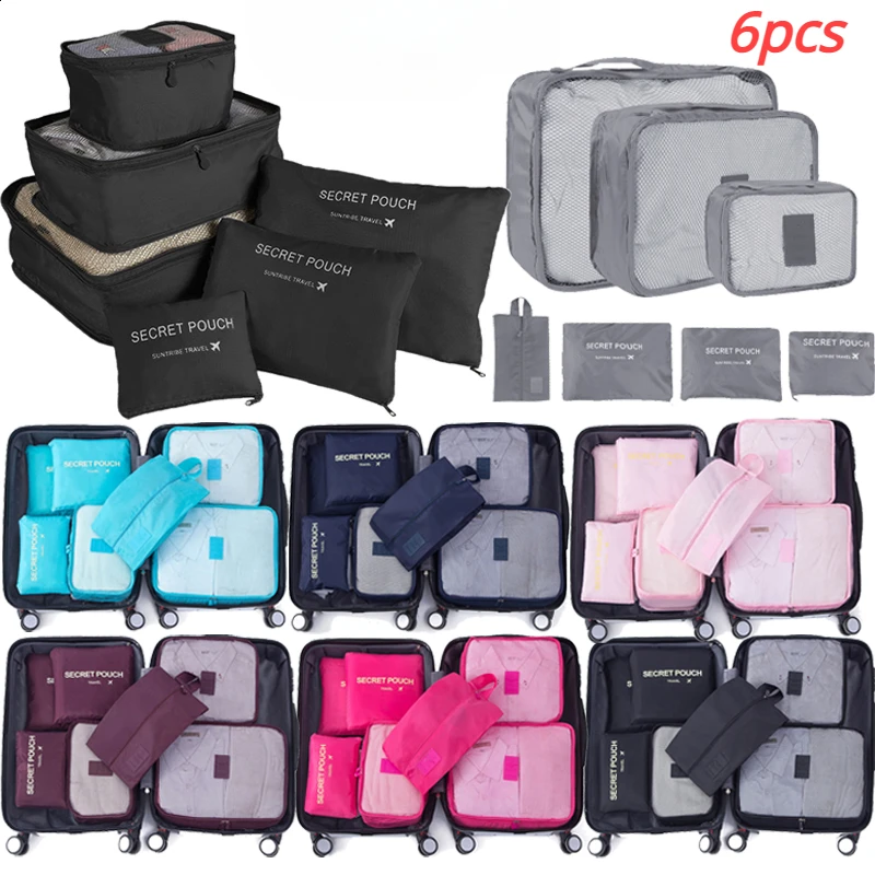 6pcs/set Travel Suitcase Organizer Bags Luggage Packing Cubes For Travel Organizer Storage Shoe Clothes Luggage Organizer Bags
6pcs/set Travel Suitcase Organizer Bags Luggage Packing Cubes For Travel Organizer Storage Shoe Clothes Luggage Organizer Bags