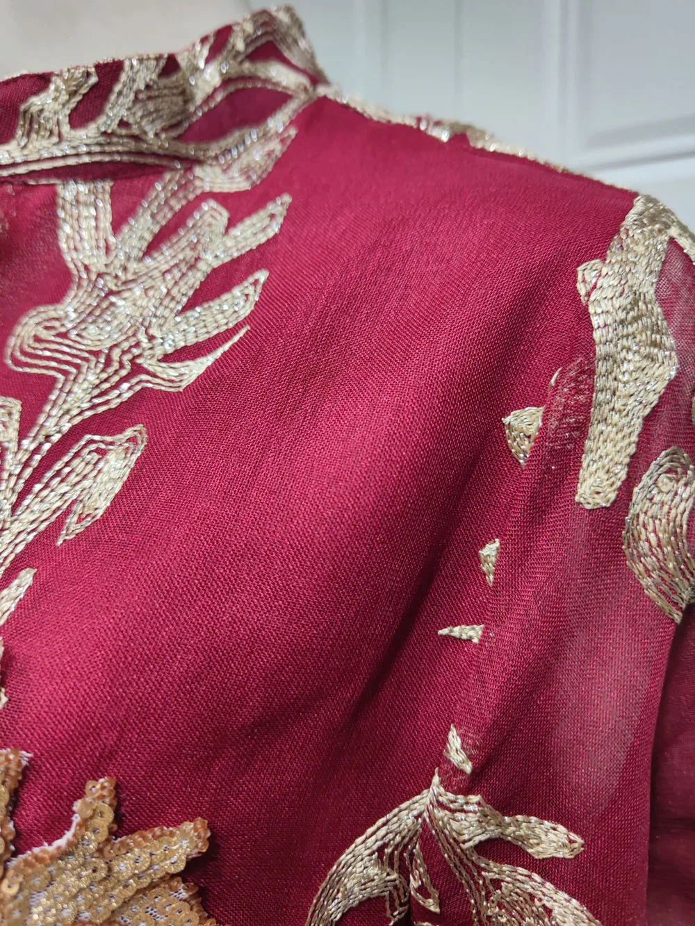 Maxi Dress Golden Sequins Embroidery Green White Abaya Woman Muslim Female Jalabiya Arabic Elegant Clothing Long Sleeves 239 Mallzona S54b03371f3914aae80bda04f8dd61749y Maxi Dress Golden Sequins Embroidery Green White Abaya Woman Muslim Female Jalabiya Arabic Elegant Clothing Long Sleeves Mallzona