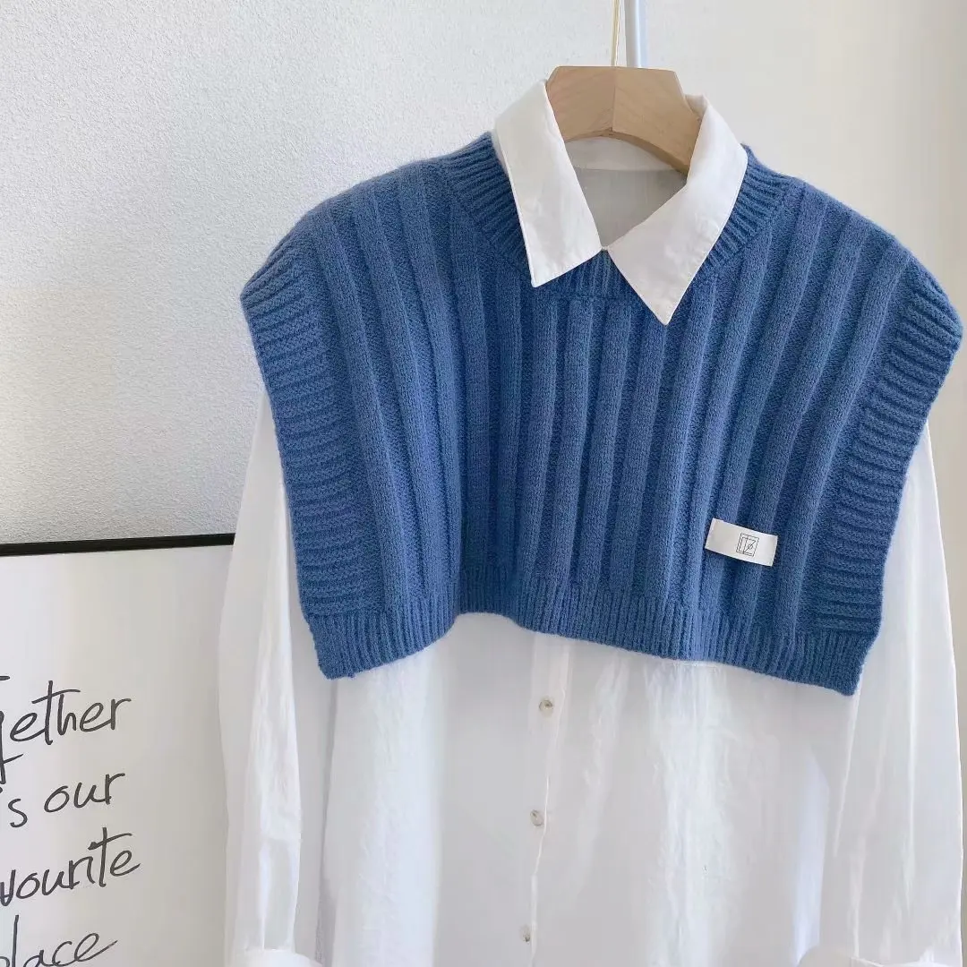 2022 Spring Autumn Versatile Knitting Fresh Wind Small Shawl Air Conditioning Room Decorative Neck Protection Cloak Capes Blue
2022 Spring Autumn Versatile Knitting Fresh Wind Small Shawl Air Conditioning Room Decorative Neck Protection Cloak Capes Blue