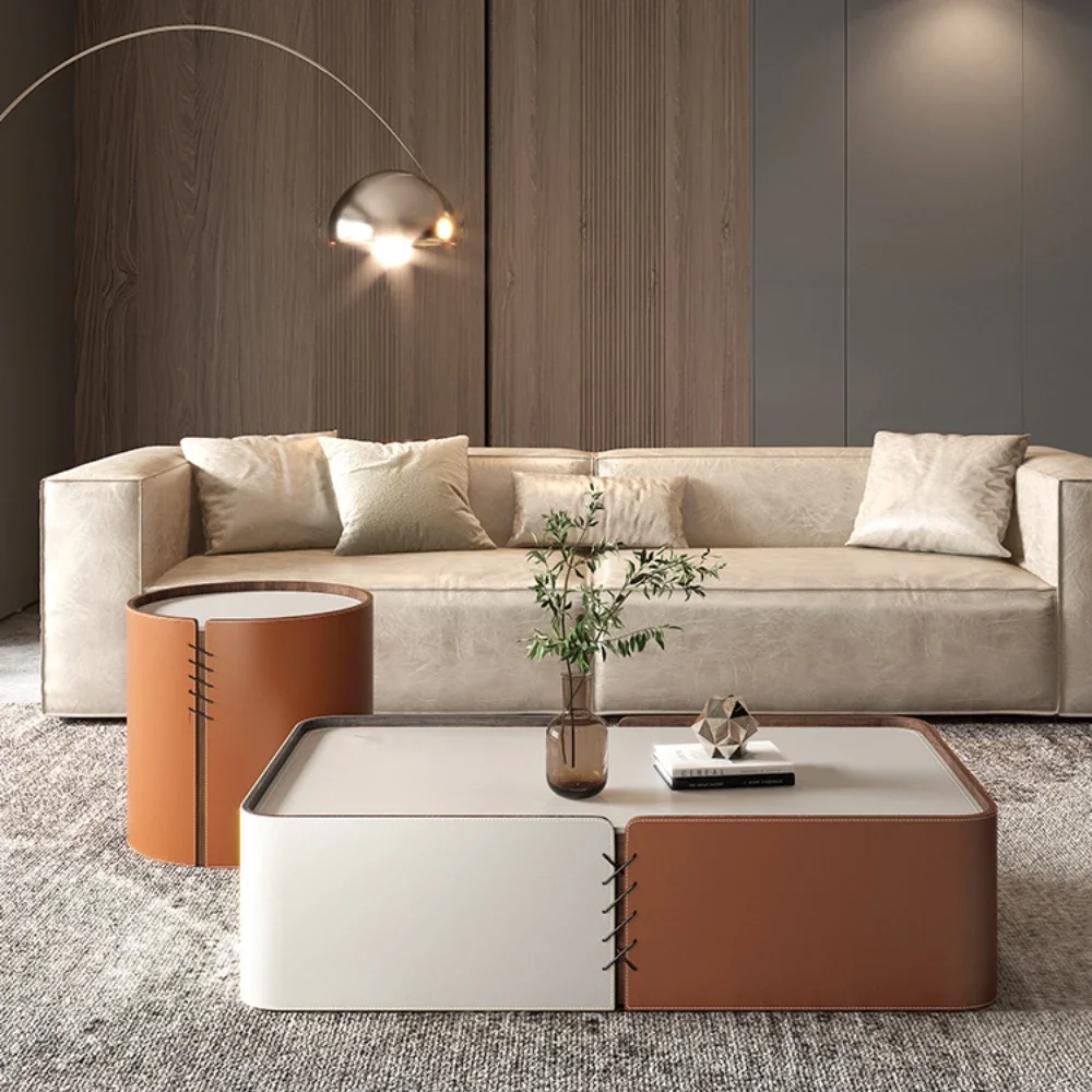 Coffee Table Modern Light Luxury Rectangular Italian Minimalist Good-looking Living Room
Coffee Table Modern Light Luxury Rectangular Italian Minimalist Good-looking Living Room