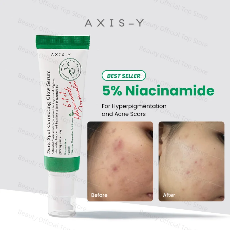 Axis-Y Dark Spot Correcting Glow Serum Acne Treatment Soothing Repair Nicotinamide Whitening Moisturizing Anti-aging Skin Care
Axis-Y Dark Spot Correcting Glow Serum Acne Treatment Soothing Repair Nicotinamide Whitening Moisturizing Anti-aging Skin Care