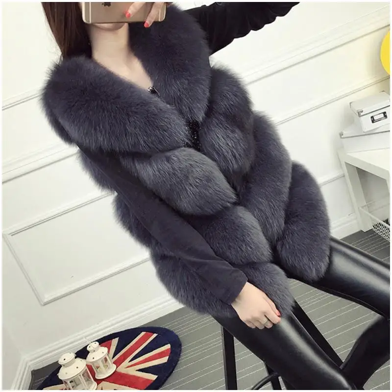 2023 Natural Real Fox Fur Medium Length Overcoat Women Warm Winter Jacket Vest Luxury Furry Autumn Solid Color Coat H502
2023 Natural Real Fox Fur Medium Length Overcoat Women Warm Winter Jacket Vest Luxury Furry Autumn Solid Color Coat H502