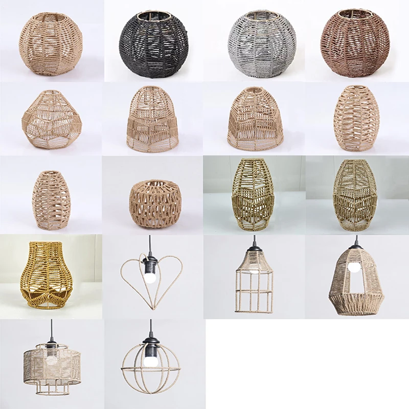 Vintage Rattan Woven Pendant Lampshade 4 S54b4ce98471242e2a5c4c5f00575d7433