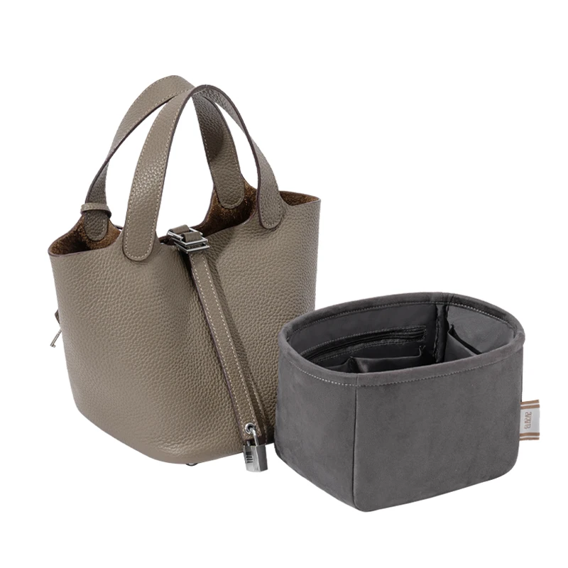Plush Suede Storage Organizer For Picotin H Handbag,Travel Makeup Bag Insert,Women's Luxury Bag Inner Cosmetic Pouch Shaper
Plush Suede Storage Organizer For Picotin H Handbag,Travel Makeup Bag Insert,Women's Luxury Bag Inner Cosmetic Pouch Shaper