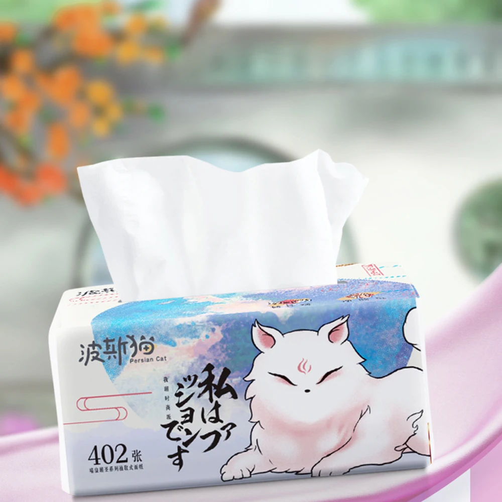 Household Wettable Facial Napkins Wooden Pulp Large Bag Affordable Package 402 sheets 3-layer Thickened Extractable Napkins
Household Wettable Facial Napkins Wooden Pulp Large Bag Affordable Package 402 sheets 3-layer Thickened Extractable Napkins