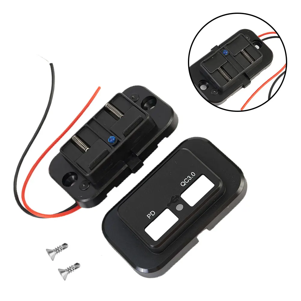 New Practical Durable Fast Charger Socket For Vehicles 1PCS Black Car Dual USB Port PD+QC3.0 Power Outlet Waterproof
New Practical Durable Fast Charger Socket For Vehicles 1PCS Black Car Dual USB Port PD+QC3.0 Power Outlet Waterproof