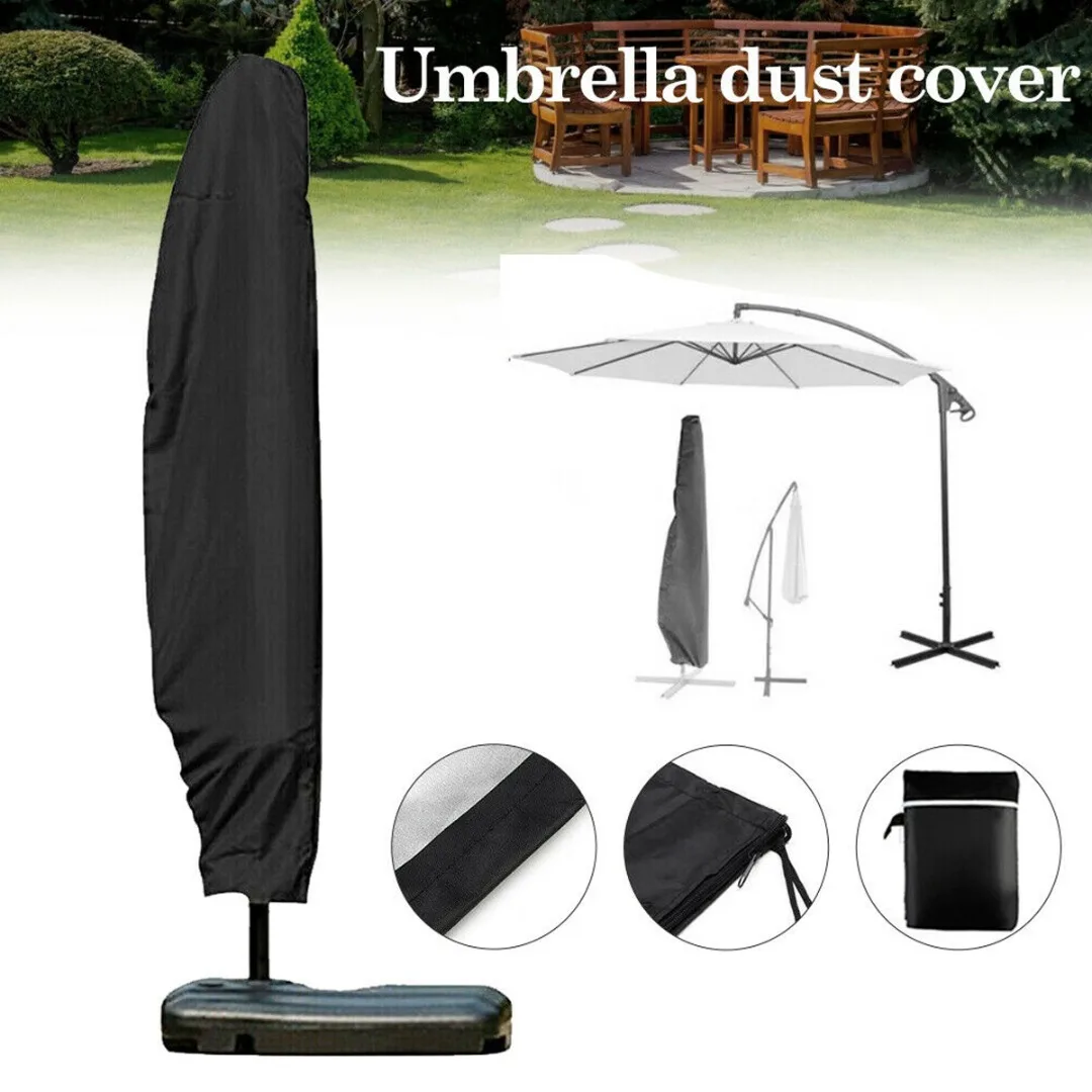 

New Parasol Banana Umbrella Protective Cover Outdoor Garden Patio Cantilever Shield