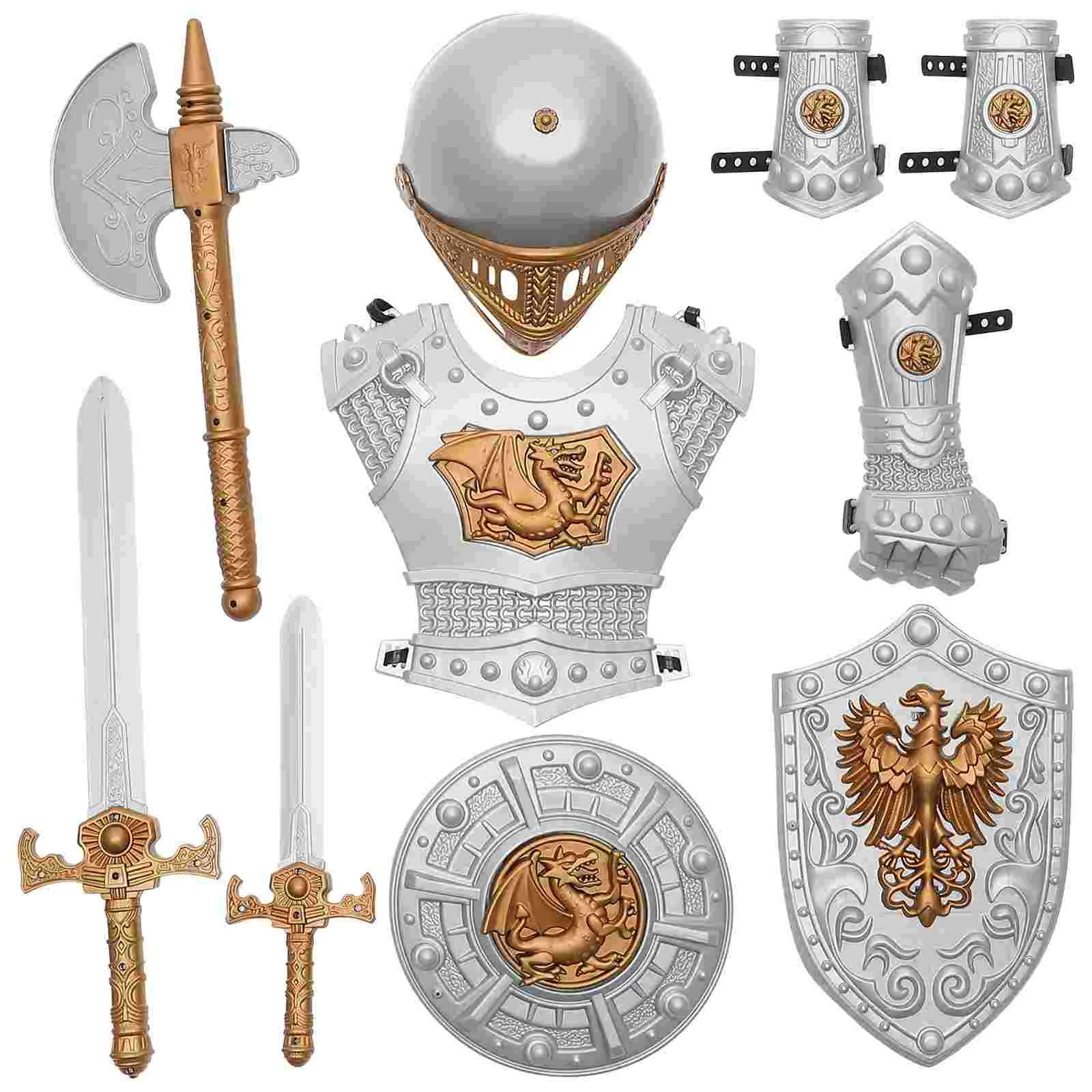 Costume Knight For Kids Armor Cosplay Up Performance Swords Dress Boys Boy Hamlet Soldier Roman Toddler Play Set
Costume Knight For Kids Armor Cosplay Up Performance Swords Dress Boys Boy Hamlet Soldier Roman Toddler Play Set