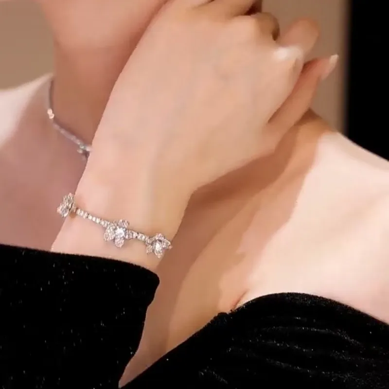 925 Sterling Silver Necklace Dazzling Flower Design Fashionista's Delight Unique Necklace For Women Party Jewelry 5 Mallzona S54b8350ce4974d6bb39dc9f51cdbeabcA 925 Sterling Silver Necklace Dazzling Flower Design Fashionista's Delight Unique Necklace For Women Party Jewelry Mallzona