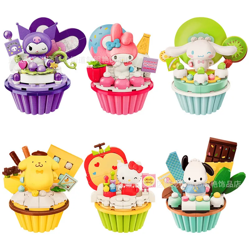 Sanrio Kuromi Hello Kitty Block Original Series Cartoon Cake Assembly Building Block Toys Cinnamoroll My Melody Girls Collection
Sanrio Kuromi Hello Kitty Block Original Series Cartoon Cake Assembly Building Block Toys Cinnamoroll My Melody Girls Collection