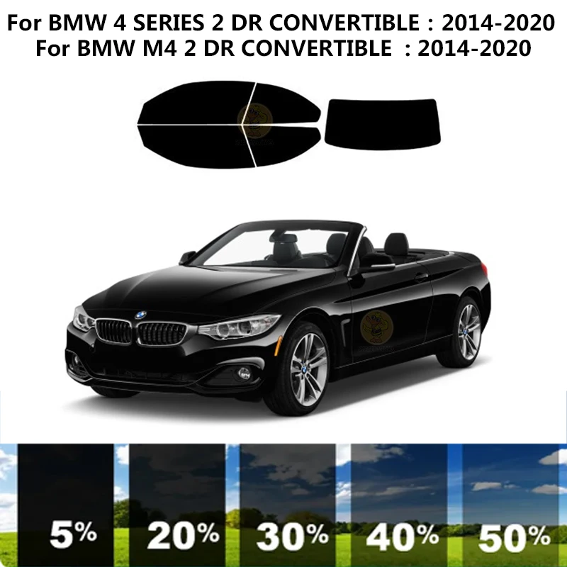 Precut nanoceramics car UV Window Tint Kit Automotive Window Film For BMW 4 SERIES F33 2 DR CONVERTIBLE 2014-2020
Precut nanoceramics car UV Window Tint Kit Automotive Window Film For BMW 4 SERIES F33 2 DR CONVERTIBLE 2014-2020