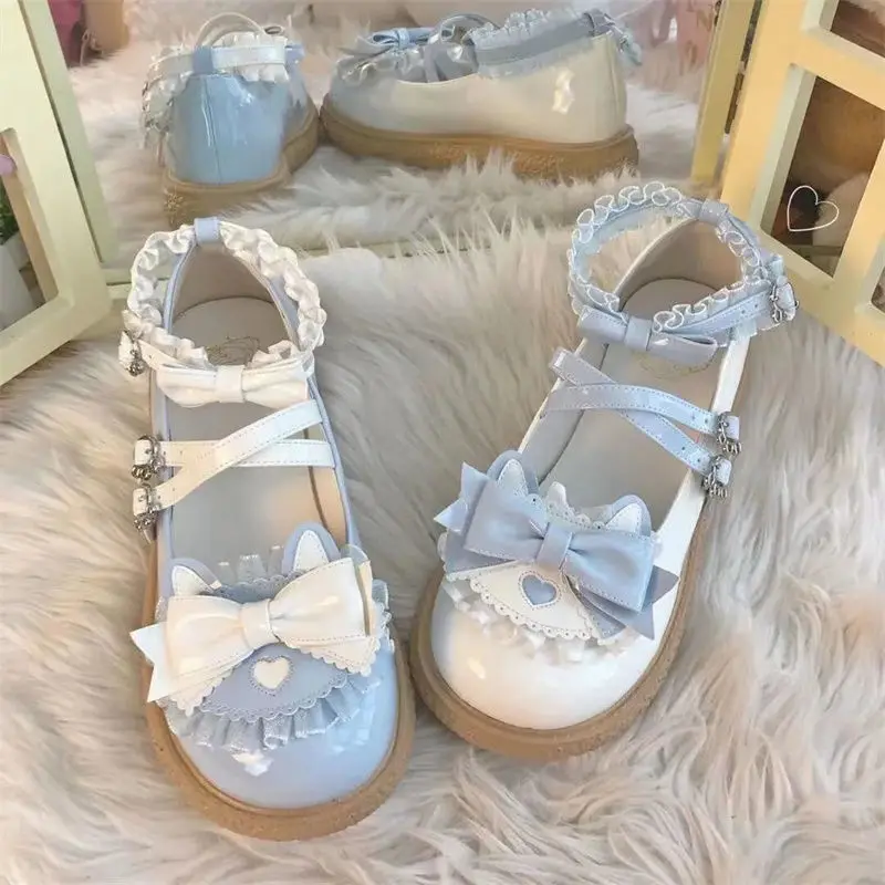 Lolita Jk Leather Shoes For Women 2024 New Summer Lolita Single Shoes Japanese Sweet Loli Girls Tea Party Shoes
Lolita Jk Leather Shoes For Women 2024 New Summer Lolita Single Shoes Japanese Sweet Loli Girls Tea Party Shoes