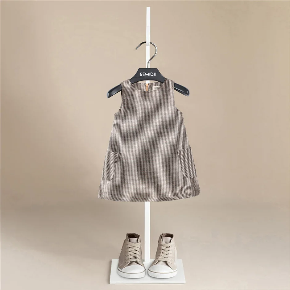 Girls Dress Pocket Children Classic Fashion Sleeveless Autumn Party A-line Casual Dress Clothe Kids Princess Birthday Holiday
Girls Dress Pocket Children Classic Fashion Sleeveless Autumn Party A-line Casual Dress Clothe Kids Princess Birthday Holiday