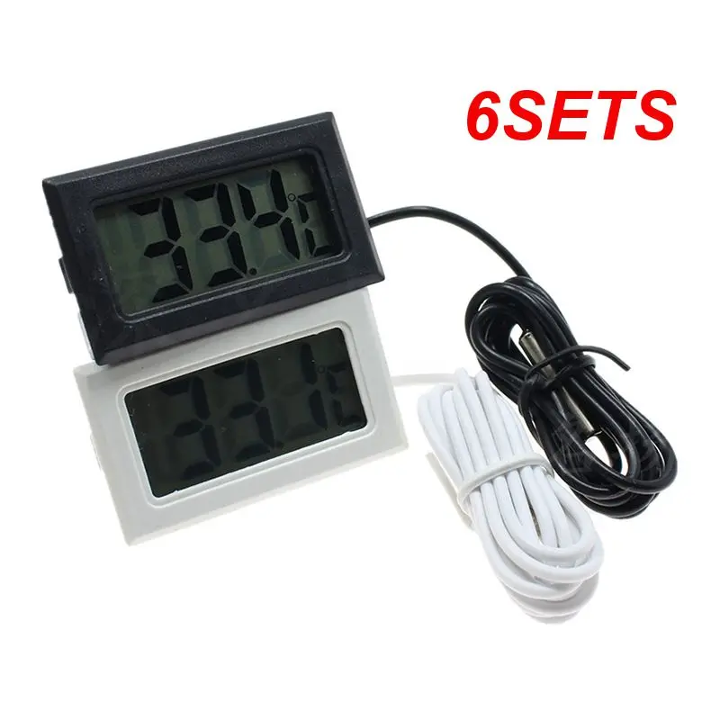 6SETS Pyrometer Thermograph Easy To Use Real-time Data Compact Smart Device Battery-powered Intelligent Control Pet Thermometer
6SETS Pyrometer Thermograph Easy To Use Real-time Data Compact Smart Device Battery-powered Intelligent Control Pet Thermometer