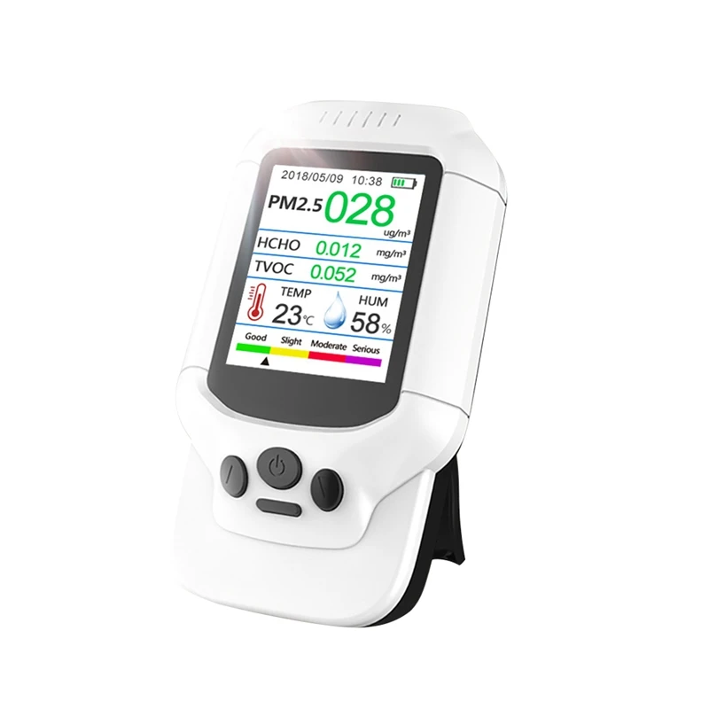 

Air Quality Monitor ABS Formaldehyde Detector Portable Analyzer Sensor Dust Air Quality Detector