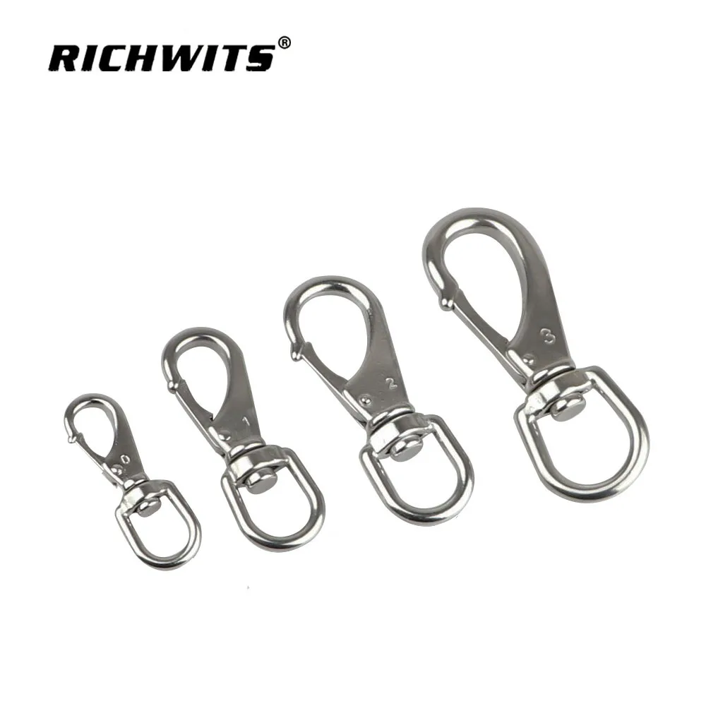 10 Pcs Marine Hardware 304/316 Stainless Steel Fixed Eye Snap Hook 69-121mm)
10 Pcs Marine Hardware 304/316 Stainless Steel Fixed Eye Snap Hook 69-121mm)