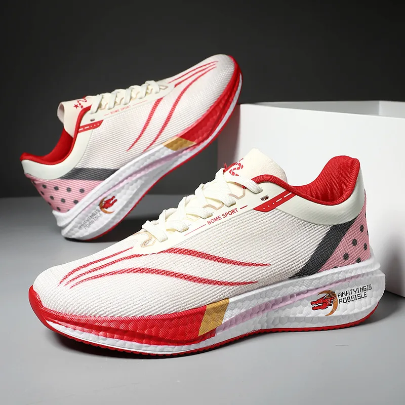 Fashion Unisex Sneakers Comfort Anti-slip Men Running Training Shoes Lightweight Breathable Men's Carbon Plate Running Shoes
Fashion Unisex Sneakers Comfort Anti-slip Men Running Training Shoes Lightweight Breathable Men's Carbon Plate Running Shoes