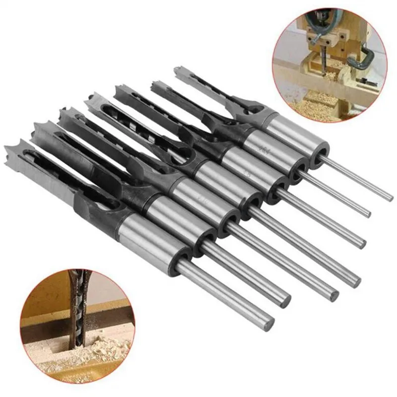 O50 Square Hole Drill Bit Steel Hardness Durable Mortising Chisel Set Woodworking Mortiser Drill Bit Kits
O50 Square Hole Drill Bit Steel Hardness Durable Mortising Chisel Set Woodworking Mortiser Drill Bit Kits
