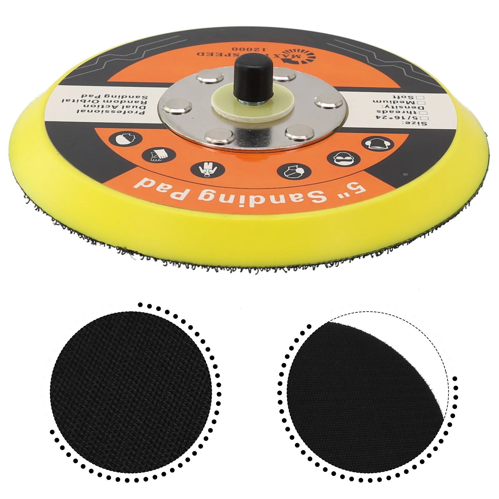 Plate Sander Backing Pad 125mm 5inch Abrasive Tool For Polishing Hook And Loop PU Polish Power Tool Accessories
Plate Sander Backing Pad 125mm 5inch Abrasive Tool For Polishing Hook And Loop PU Polish Power Tool Accessories