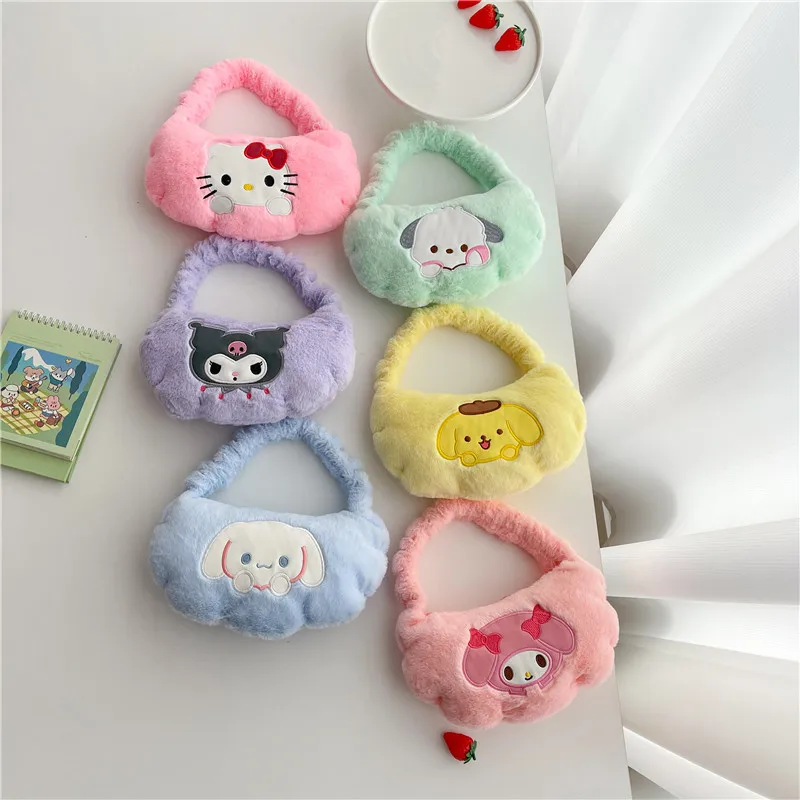 Sanrio Plush Tote Pompompurin Cute Storage Bag Doll Embroidery Underarm Bag Peripheral Backpacks Girls' Holiday Birthday Gifts
Sanrio Plush Tote Pompompurin Cute Storage Bag Doll Embroidery Underarm Bag Peripheral Backpacks Girls' Holiday Birthday Gifts