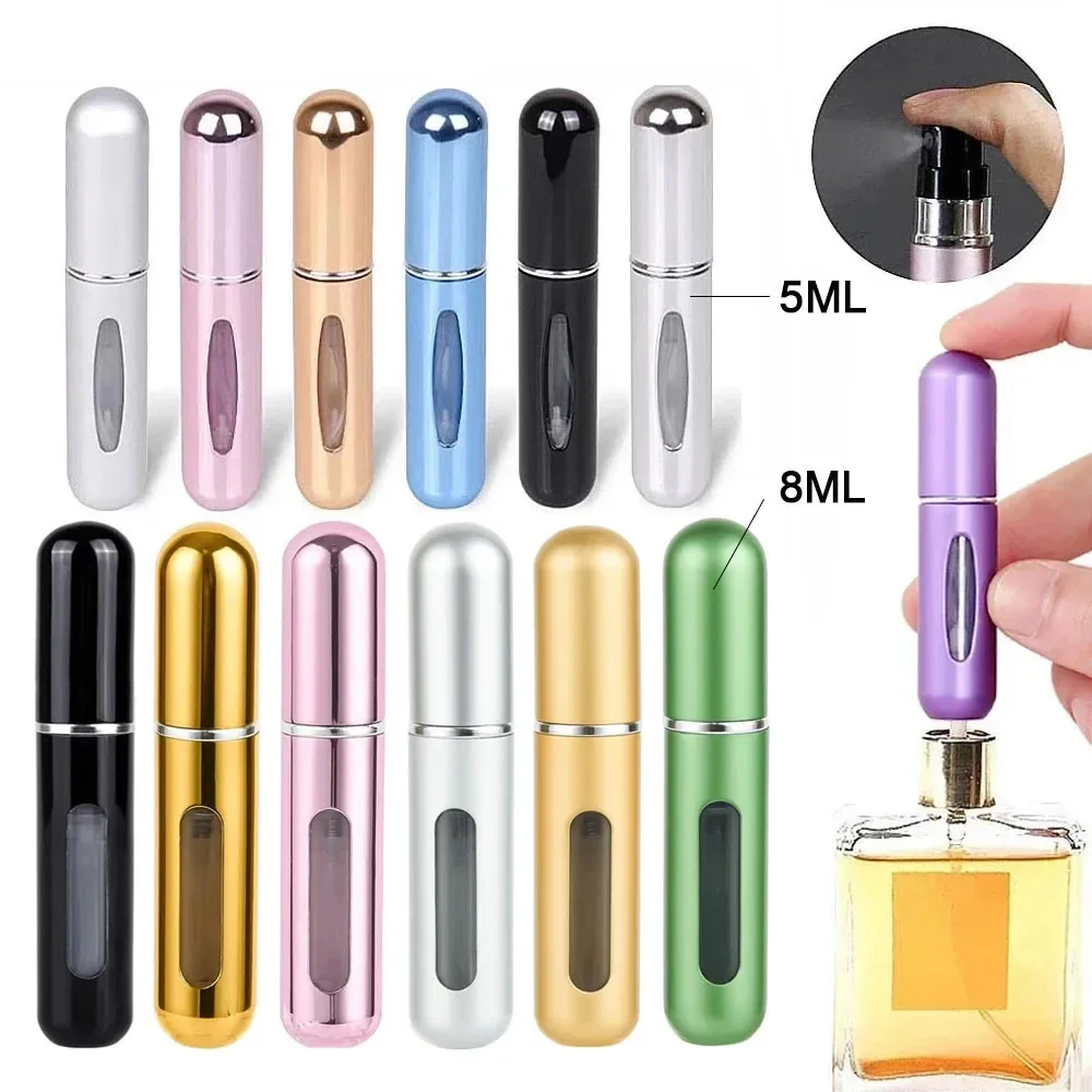 8ml/5ML Mini Bottle Refillable Perfume Spray With Spray Scent Pump Empty Cosmetic Containers Portable Atomizer Bottle For Travel
8ml/5ML Mini Bottle Refillable Perfume Spray With Spray Scent Pump Empty Cosmetic Containers Portable Atomizer Bottle For Travel
