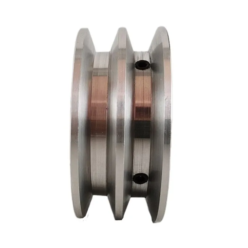 1x Aluminum Alloy Double Groove 60MM Pulley Wheel 8-25MM Fixed Bore Pulley for Motor Shaft 10MM PU Round Belt
1x Aluminum Alloy Double Groove 60MM Pulley Wheel 8-25MM Fixed Bore Pulley for Motor Shaft 10MM PU Round Belt