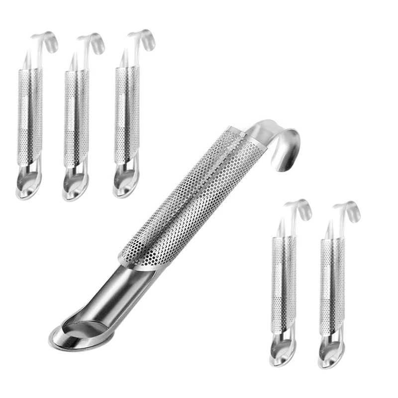6Pcs Tea Strainer Stainless Steel Teaball Infuser Tea Spoon Filter Loose Tea Diffuser
6Pcs Tea Strainer Stainless Steel Teaball Infuser Tea Spoon Filter Loose Tea Diffuser