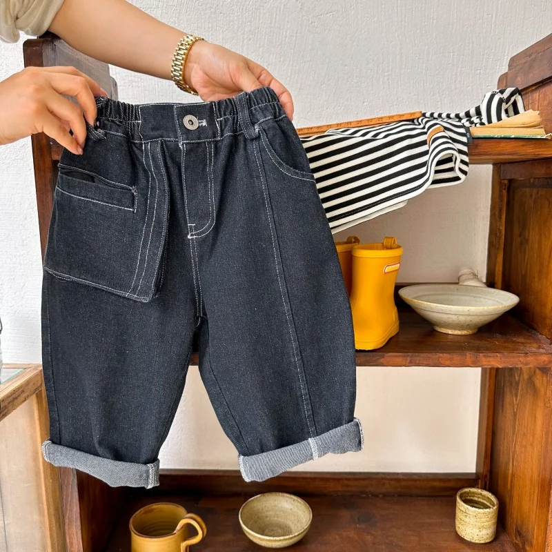 Children's Trousers 2023 Autumn New Boys and Girls Personality Solid Color Jeans Baby All-Match Casual Pants
Children's Trousers 2023 Autumn New Boys and Girls Personality Solid Color Jeans Baby All-Match Casual Pants