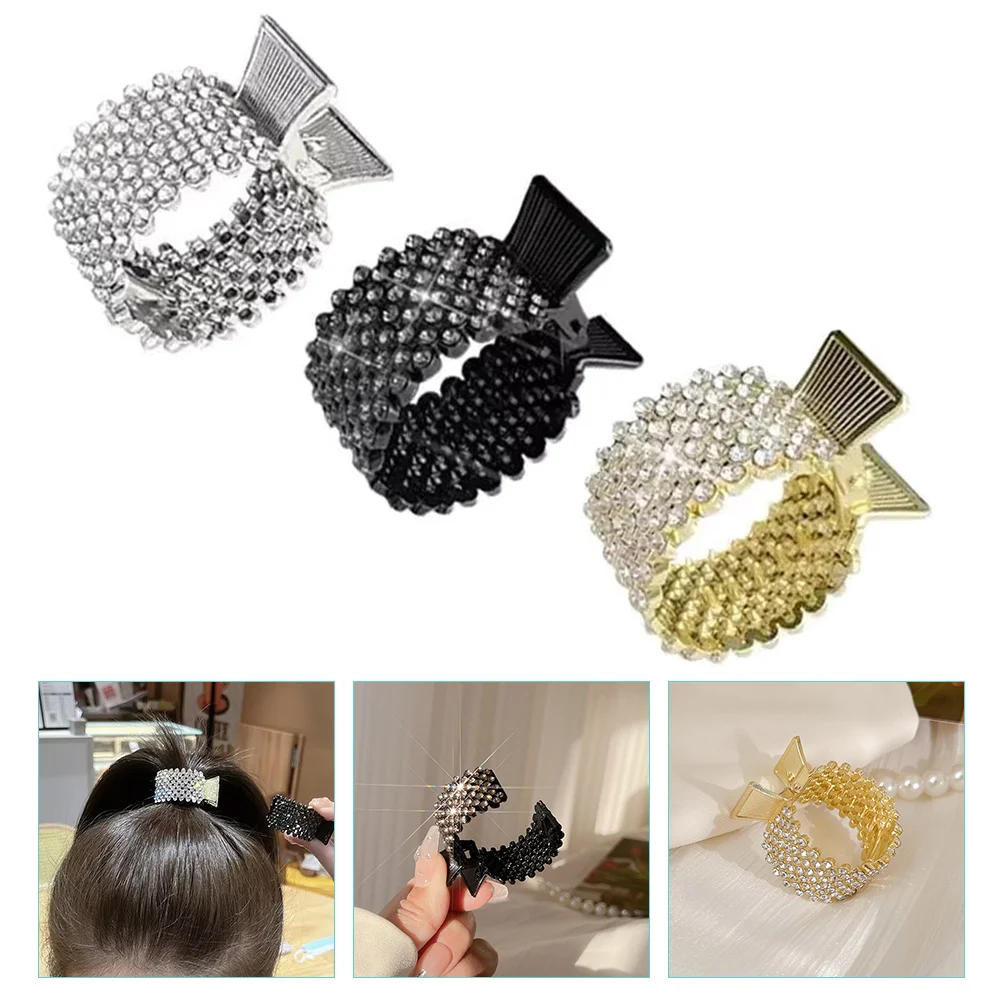 3 Pcs Ponytail Hairpin Rhinestone Clip Jaw Clips for Fashion Claw Holder Metal Women High
3 Pcs Ponytail Hairpin Rhinestone Clip Jaw Clips for Fashion Claw Holder Metal Women High