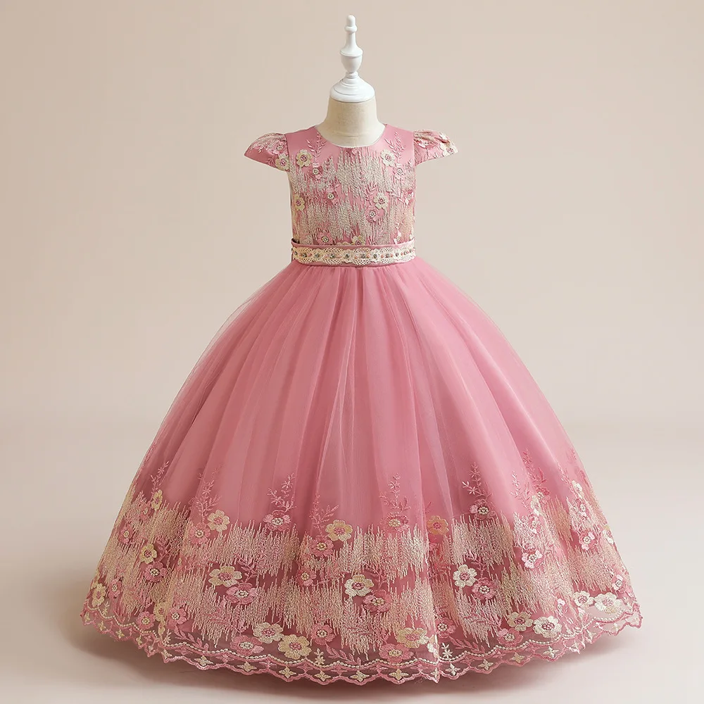 Elegant Embroidery Lace Flower Girls Dress 2023 Princess Wedding PartyCasual Kids Clothes Ballgown Children's Vestidos For 2-14
Elegant Embroidery Lace Flower Girls Dress 2023 Princess Wedding PartyCasual Kids Clothes Ballgown Children's Vestidos For 2-14