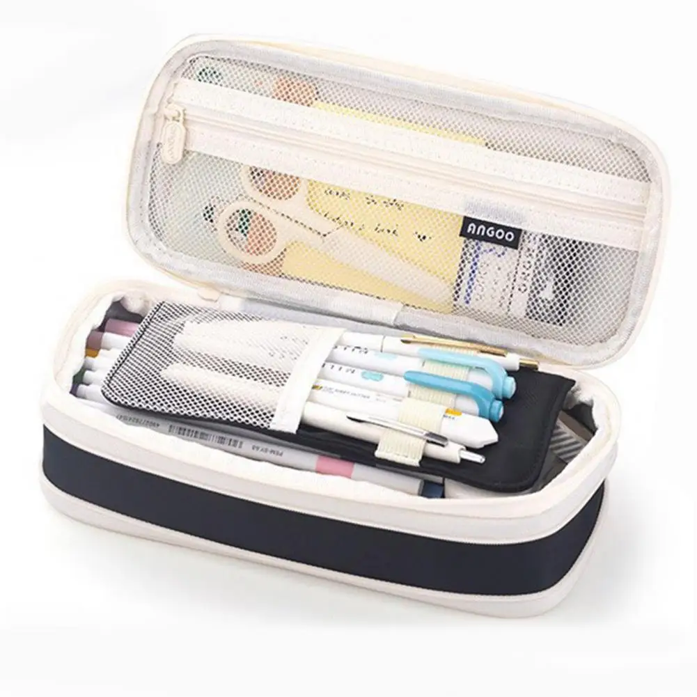 Stationery Case Portable Stationery Organizer Bag with Zipper Closure for Office Supplies Capacity Pencil Pouch Storage Case
Stationery Case Portable Stationery Organizer Bag with Zipper Closure for Office Supplies Capacity Pencil Pouch Storage Case