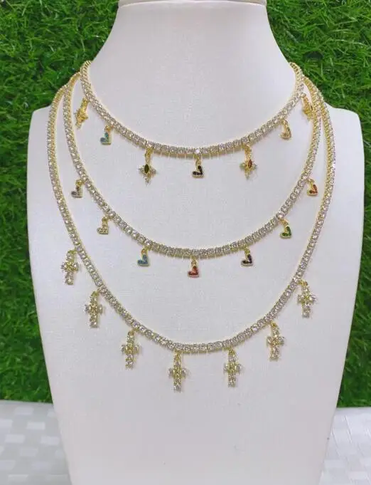 1pcs heart cross Charms Enamel for Women Crystal Gold Micro Pave Chokers necklace Cubic Zirconia Jewelry Gift sf4a
1pcs heart cross Charms Enamel for Women Crystal Gold Micro Pave Chokers necklace Cubic Zirconia Jewelry Gift sf4a