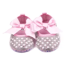 Baby Girls Mary Jane Flats Sparkly Bow Diamonds Princess Dress Shoes Anti-Slip Infant Crib Shoes
Baby Girls Mary Jane Flats Sparkly Bow Diamonds Princess Dress Shoes Anti-Slip Infant Crib Shoes