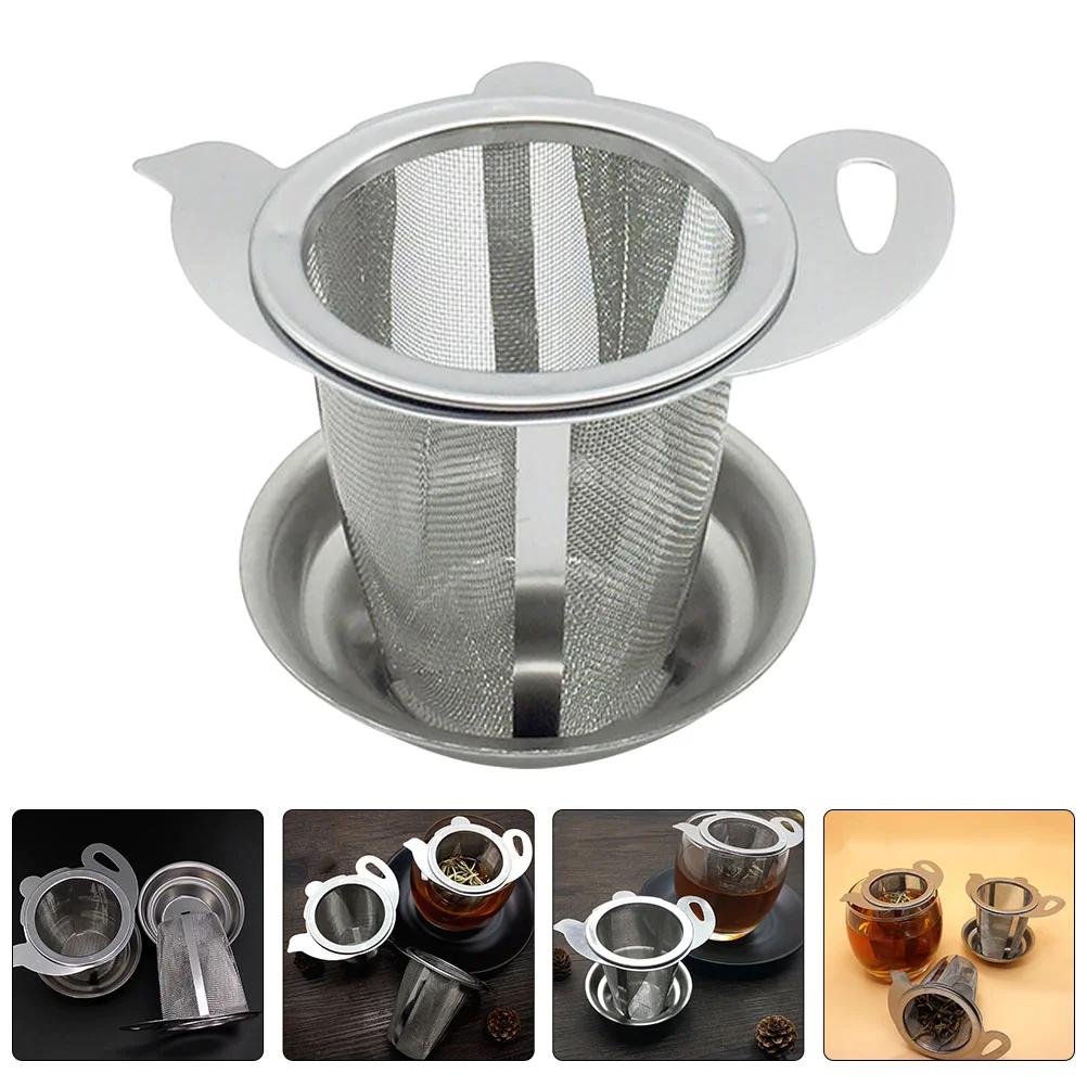 

Tea Strainer Culture Accessories Stainless Steel Infuser Ball Office Handled Filtering Supplies