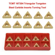 10Pcs TCMT16T304 Tungsten Carbide Turning Tool TCMT 32.51 Carbide Inserts Milling Tool For 1/2 Lathe
10Pcs TCMT16T304 Tungsten Carbide Turning Tool TCMT 32.51 Carbide Inserts Milling Tool For 1/2 Lathe