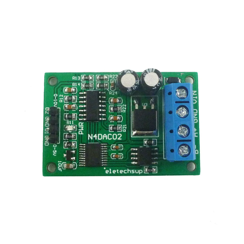 2 Channel DC 12V 0-5V 0-10V Voltage Signal Generator DAC Converter Module RS485 Modbus RTU Board For PLC Measuring Instruments
2 Channel DC 12V 0-5V 0-10V Voltage Signal Generator DAC Converter Module RS485 Modbus RTU Board For PLC Measuring Instruments