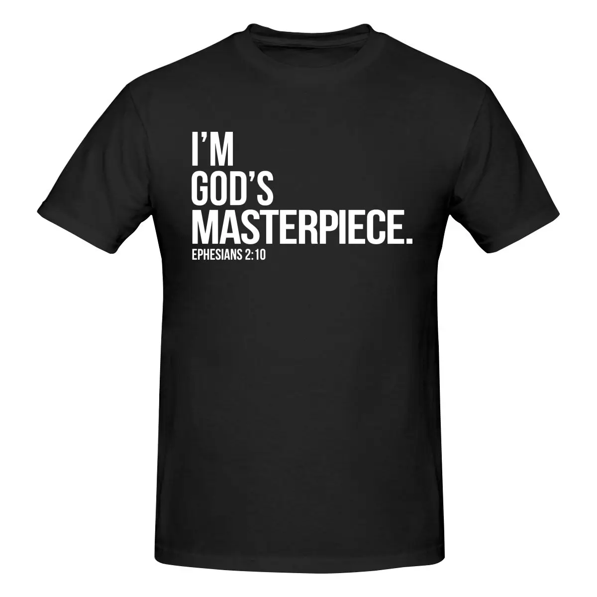 I'm God's Masterpiece Bible Scripture Christian T Shirt O-neck Cotton Short Sleeve Custom T Shirt Homme
I'm God's Masterpiece Bible Scripture Christian T Shirt O-neck Cotton Short Sleeve Custom T Shirt Homme
