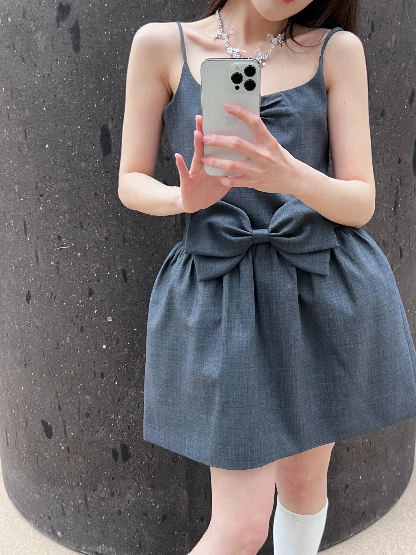 Dress For Unisex Elegant Bow Sling 2024 New Spring Summer Temperament Annual Meeting Feminine
Dress For Unisex Elegant Bow Sling 2024 New Spring Summer Temperament Annual Meeting Feminine