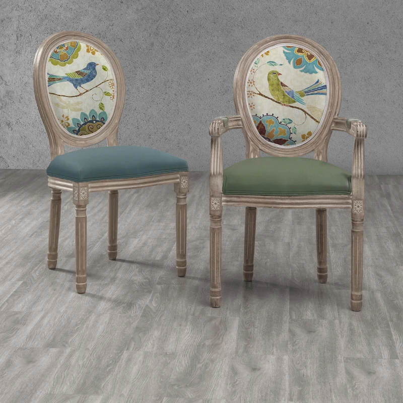 European-Style Retro Dining Chair American Wedding Studio Distressed Solid Wood Restaurant Hotel Chair French Bed & Breakfast
European-Style Retro Dining Chair American Wedding Studio Distressed Solid Wood Restaurant Hotel Chair French Bed & Breakfast