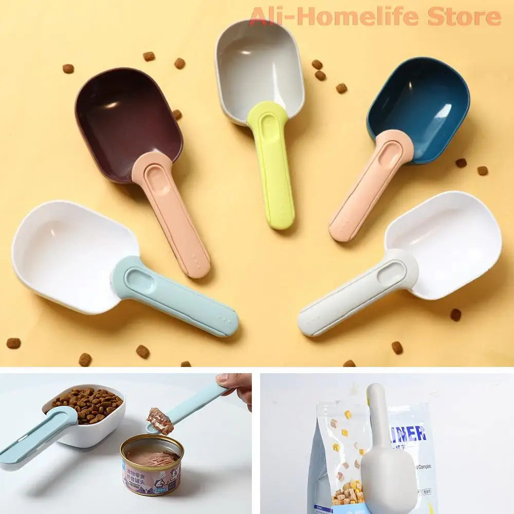 Pet Feeding Scoop Spoons With Sealed Bag Clip Multifunctional Plastic Dog Food Shovel Portable Pet Feeders Puppy Kitten Supplies
Pet Feeding Scoop Spoons With Sealed Bag Clip Multifunctional Plastic Dog Food Shovel Portable Pet Feeders Puppy Kitten Supplies
