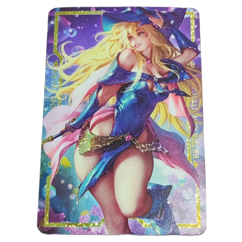 Yu Gi Oh Animation Characters Black Magician Girl Refraction Embossed Flash Card Anime Classics Game Collection Cards Toy Gift
Yu Gi Oh Animation Characters Black Magician Girl Refraction Embossed Flash Card Anime Classics Game Collection Cards Toy Gift