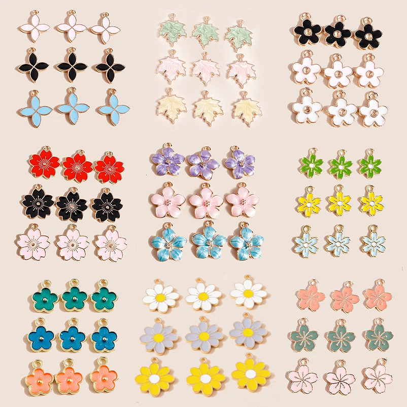 10pcs Mix Cute Flowers Charm Pendant for Earring Bracelet Colorful Spring Flowers Sakaru Maple Leaf Pendants DIY Jewelry Making
10pcs Mix Cute Flowers Charm Pendant for Earring Bracelet Colorful Spring Flowers Sakaru Maple Leaf Pendants DIY Jewelry Making